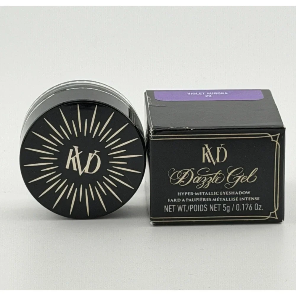 Kat Von D - Dazzle Gel Hyper Metallic Eyeshadow - #20 Violet Aurora - 0.176 Oz